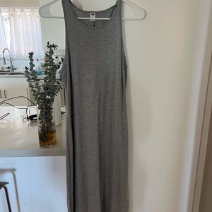 Gray maxi dress size M